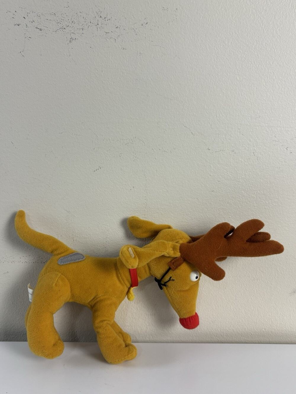 Vtg 1997 Rugrats Spike Reindeer Plush Mattel Viacom Nickelodeon Christmas